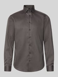 Regular Fit Businesshemd aus Baumwolle mit Kentkragen von Christian Berg Men - 14