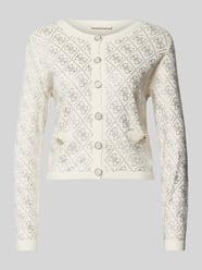 Strickjacke mit Knopfleiste Modell 'PAIGE' von Guess Beige - 17