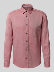 Slim fit vrijetijdsoverhemd met kentkraag van OLYMP Level 5 - 37