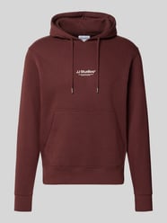 Regular Fit Hoodie aus Baumwoll-Mix Modell 'Soho' von JACK & JONES Bordeaux - 14