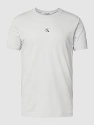 T-shirt z nadrukiem z logo od Calvin Klein Jeans Szary - 35