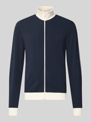 Slim Fit Sweatjacke mit Strukturmuster von MCNEAL - 36
