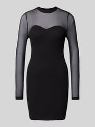 Minikleid mit Rundhalsausschnitt Modell 'STINE' von Noisy May Schwarz - 40