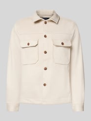 Regular Fit Hemdjacke mit Brusttaschen von MCNEAL Beige - 36