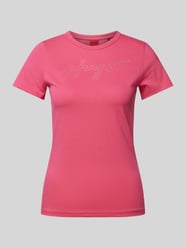 T-Shirt mit Strasssteinbesatz Modell 'Deloris' von HUGO Pink - 15