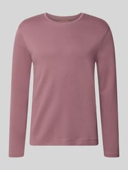 Longsleeve met ronde halsuitsnijding van Christian Berg Men Fuchsia - 47