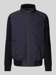 Jacke mit Stehkragen von bugatti Blau - 2