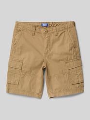 Regular Fit Cargoshorts mit Label-Patch Modell 'BOWIE' von Jack & Jones - 5