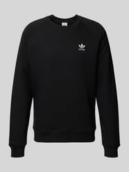 Sweatshirt mit Label-Stitching und Rundhalsausschnitt von adidas Originals - 42