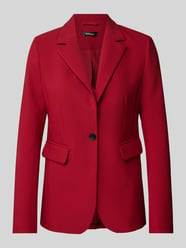 Blazer mit Knopfverschluss von More & More Rot - 21