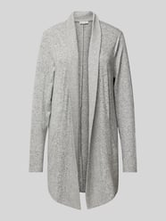 Loose Fit Cardigan mit geripptem Umlegekragen von Tom Tailor Grau - 48