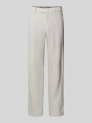 Straight Fit Leinenhose aus reinen Leinen Modell 'Lynx' von MMX - 5