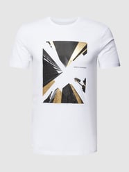 T-Shirt mit Motiv-Print von ARMANI EXCHANGE Weiß - 39