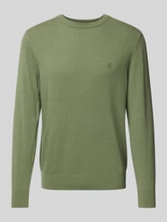 Loose Fit Pullover mit Rundhalsausschnitt von Marc O'Polo Grün - 44