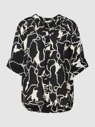 Blouse met V-hals, model 'Kay' van Fransa Zwart - 35