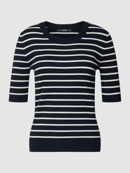 Gebreide pullover met 1/2-mouwen van Esprit Collection Blauw - 38
