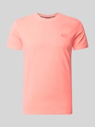 T-Shirt mit Rundhalsausschnitt und Label-Stitching von Superdry - 6