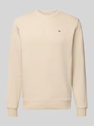 Regular fit sweatshirt van katoenmix van Tommy Jeans Beige - 28