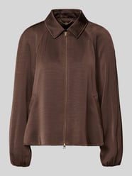 Jacke aus Satin mit Zweiwege-Reißverschluss von Marc Cain - 5