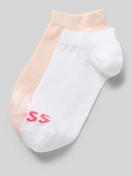 Sneakersocken mit Label-Print im 3er-Pack von BOSS Pink - 26