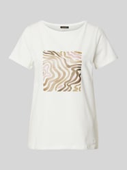 T-Shirt mit Motiv-Print von More & More Beige - 30