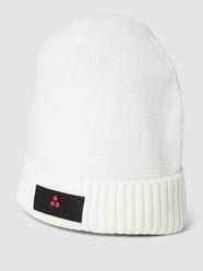 Beanie met labelpatch, model 'Silli' van Peuterey Wit - 1