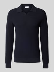 Gebreide pullover met structuurmotief en platte kraag van Lindbergh - 11