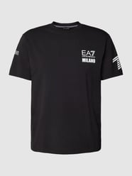T-shirt met labelprint van EA7 Emporio Armani Zwart - 26