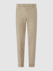 Relaxed Fit Anzughose mit Leinen-Anteil Modell 'Luc' von Strellson Beige - 32