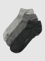 Sneakersocken mit Rippenbündchen im 5er-Pack von camano Grau - 4