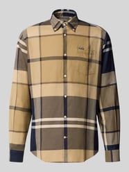 Regular Fit Freizeithemd aus reiner Baumwolle Modell 'DUNOON' von Barbour Beige - 8