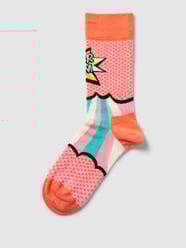 Sokken met all-over print van Happy Socks Fuchsia - 8