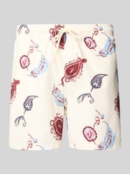 Regular Fit Badeshorts mit Allover-Animal-Print Modell 'Maui' von JACK & JONES - 40