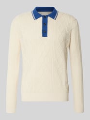 Strickpullover aus Leinen-Mix mit Polokragen von GANT - 2