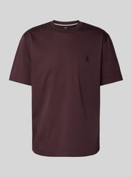 T-Shirt mit Label-Patch Modell 'Taut' von BOSS Bordeaux - 21