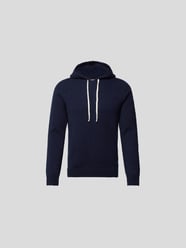 Hoodie in Strick-Optik von Stylebop Blau - 28
