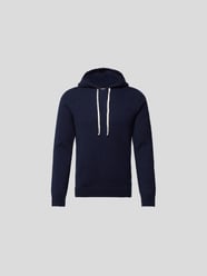 Hoodie in Strick-Optik von Stylebop Blau - 9