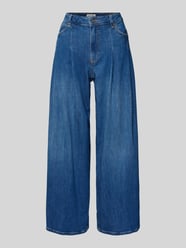 Jeansy o kroju wide fit z zakładanymi plisami od GUESS Jeans - 6