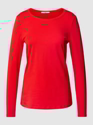 Longsleeve met ronde hals van edc By Esprit Rood - 39