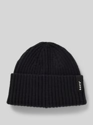 Beanie mit Label-Detail Modell 'SUMTER' von Barts Schwarz - 40