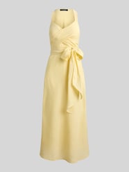 Tailliertes Midikleid aus reinem Leinen mit Bindegürtel von Lauren Ralph Lauren - 43