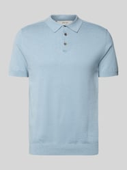 Regular Fit Poloshirt aus Bio-Baumwoll-Mix Modell 'BERG' von Selected Homme - 8