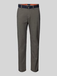 Spodnie o kroju slim fit z paskiem od MCNEAL - 31