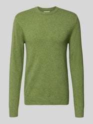 Sweter z dzianiny z prążkowanymi wykończeniami model ‘BRANKO’ od Blend - 41
