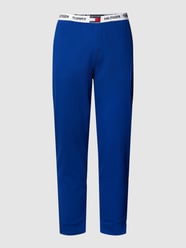 Sweatpants met elastische band met logo van Tommy Hilfiger Blauw - 39