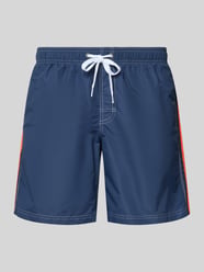 Kąpielówki z elastycznym pasem model 'UNI SHORTS NEON' od Sundek - 8