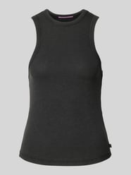 Tanktop mit Label-Detail von QS Schwarz - 46