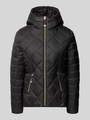 Jacke mit Kapuze und Reißverschlusstaschen von Christian Berg Woman Selection - 22