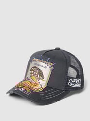 Trucker Cap mit Label-Patch Modell 'ALERT' von Von Dutch Grau - 25