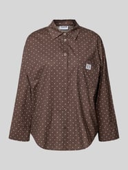 Relaxed Fit Bluse im Allover-Look Modell 'FRIDA' von NOISY MAY® - 1